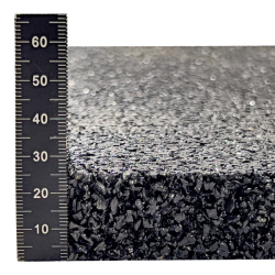 Antivibrační elastická tlumící rohož (deska) z granulátu FLOMA S650 - délka 200 cm, šířka 100 cm a výška 2,5 cm