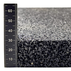 Antivibrační elastická tlumící rohož (deska) z granulátu FLOMA S650 - délka 200 cm, šířka 100 cm a výška 3 cm