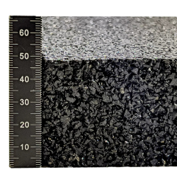 Antivibrační elastická tlumící rohož (deska) z granulátu FLOMA S650 - délka 200 cm, šířka 100 cm a výška 5 cm