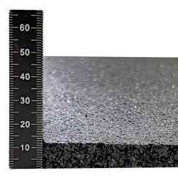 Antivibrační tlumící rohož (deska) z granulátu FLOMA UniPad S1000 - délka 200 cm, šířka 100 cm a výška 1,25 cm