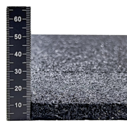 Antivibrační elastická tlumící rohož (deska) z drásaniny FLOMA F570 - délka 200 cm, šířka 100 cm a výška 1 cm