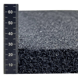 Antivibrační elastická tlumící rohož (deska) z drásaniny FLOMA F570 - délka 200 cm, šířka 100 cm a výška 2,5 cm