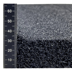 Antivibrační elastická tlumící rohož (deska) z drásaniny FLOMA F570 - délka 200 cm, šířka 100 cm a výška 3 cm