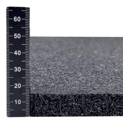 Antivibrační elastická tlumící rohož (deska) z drásaniny FLOMA F700 - délka 200 cm, šířka 100 cm a výška 1,5 cm