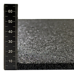 Antivibrační elastická tlumící rohož (deska) ze směsi granulátu a drásaniny FLOMA FS700 - délka 200 cm, šířka 100 cm a výška 0,8 cm