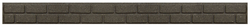 Hnědý gumový zahradní obrubník FLOMA Bricks - délka 120 cm, šířka 2 cm a výška 9 cm