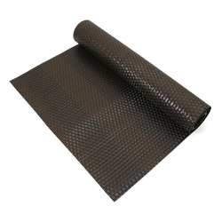 Černo-hnědá plastová ratanová stínící rohož "umělý ratan" (role) - délka 500 cm a výška 90 cm