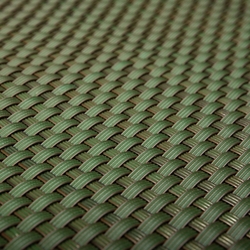 Zelená plastová ratanová stínící rohož "umělý ratan" - délka 500 cm a výška 90 cm