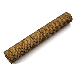Béžovo-hnědá plastová ratanová stínící rohož "umělý ratan" (role) - délka 300 cm a výška 75 cm
