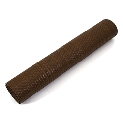 Plastová ratanová stínící rohož "umělý ratan" (role) (světlý ořech) - délka 300 cm a výška 75 cm