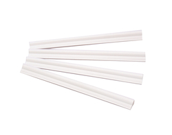 Bílý plastový plotový úchyt - délka 19 cm