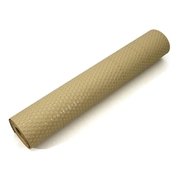Béžová plastová ratanová stínící rohož "umělý ratan" s oky (role) - délka 300 cm a výška 90 cm
