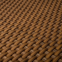 Plastová ratanová stínící rohož "umělý ratan" s oky (světlý ořech) - délka 500 cm a výška 90 cm