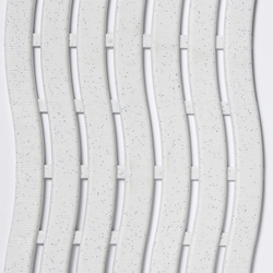 Bílá bazénová rohož Soft-Step - délka 15 m, šířka 60 cm a výška 0,9 cm