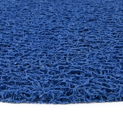 Vinylová protiskluzová sprchová kulatá rohož FLOMA Spaghetti - průměr 54 cm a výška 1,2 cm