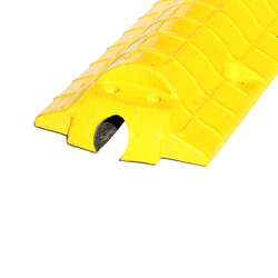 Žlutý plastový kabelový most - délka 80 cm, šířka 15 cm a výška 5,5 cm