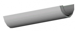 Betonový drenážní žlab průměr 20 cm, délka 1 m