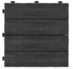 Dlaždice Arista Wood 30 x 30 cm, šedá