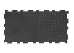 Gumová dlaždice ALFA 30 x 30 cm, černá