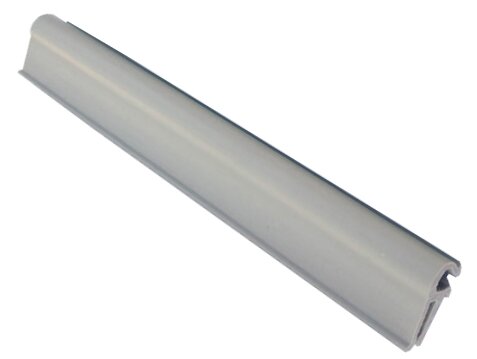 Světle šedý plastový plotový úchyt - délka 19 cm - 10 ks
